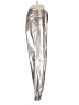 Express 100% Polyester Metallic Silver Jeans Size 10 - photo 4