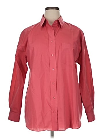 Foxcroft Long Sleeve Button-Down Shirt (view 1)