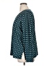 Lands' End Polka Dots Teal Long Sleeve Top Size 1X - photo 5