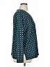 Lands' End Polka Dots Teal Long Sleeve Top Size 1X - photo 4