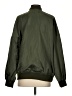 Open Edit 100% Polyester Solid Green Jacket Size S - photo 2