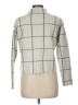 Tahari Plaid Ivory Turtleneck Sweater Size M - photo 2