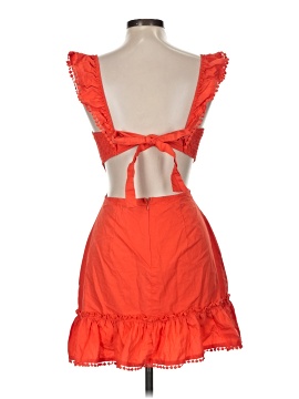 open lace back dress Rehna Mini Dress Burgundy