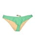J.Crew Color Block Green Swimsuit Bottoms Size 3X - photo 1