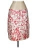 J. McLaughlin Tropical Red Denim Skirt Size 12 - photo 1