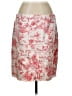 J. McLaughlin Tropical Red Denim Skirt Size 12 - photo 2