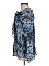 M by Marc Bouwer Animal Print Blue Long Sleeve Blouse Size L - photo 5