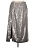 Cider 100% Viscose Metallic Silver Formal Skirt Size 0X - photo 1