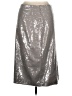 Cider 100% Viscose Metallic Silver Formal Skirt Size 0X - photo 2