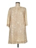 Fossil 100% Polyester Paisley Tan Casual Dress Size M - photo 1