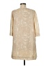 Fossil 100% Polyester Paisley Tan Casual Dress Size M - photo 2