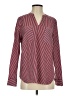CAbi 100% Polyester Stripes Red Long Sleeve Blouse Size S - photo 1