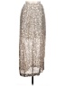 Assorted Brands Metallic Silver Formal Skirt Size L - photo 1