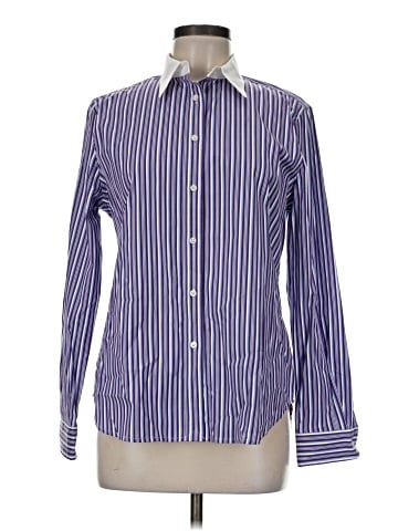Lauren by Ralph Lauren Long Sleeve Button-Down Shirt (view 1)