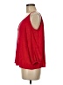 Tramp 100% Rayon Red 3/4 Sleeve Blouse Size M - photo 5