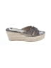 Jimmy Choo Gray Tan Wedges Size EU 40 - photo 1