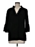 MICHAEL Michael Kors Black 3/4 Sleeve Blouse Size M - photo 1