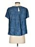 J.Jill 100% Rayon Blue Short Sleeve Blouse Size XS - photo 2