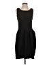 Ganni Solid Black Cocktail Dress Size S - photo 1