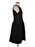 Ganni Solid Black Cocktail Dress Size S - photo 4