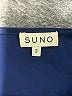 Suno 100% Silk Blue Long Sleeve Blouse Size 2 - photo 7