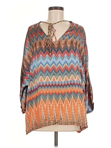 Casting 3/4 Sleeve Blouse (view 1)