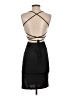 Shein Solid Black Cocktail Dress Size S - photo 2