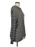 Coco + Carmen Stripes Black Long Sleeve Top Size L - photo 4