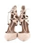 Aquazzura Ivory Tan Ankle Boots Size EU 37 1/2 - photo 2