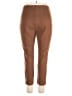 Rafaella Solid Brown Casual Pants Size XL - photo 2