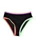 Popvil Color Block Black Swimsuit Bottoms Size S - photo 1