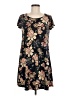 SJS Floral Black Casual Dress Size M - photo 1