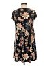 SJS Floral Black Casual Dress Size M - photo 2