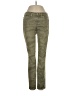 Current/Elliott Chevron-herringbone Green Jeans Size 24 waist - photo 1