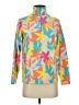Lands' End 100% Polyester Tropical Orange Pullover Sweater Size XS - photo 1