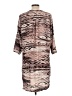 Fig and Flower 100% Polyester Brown Casual Dress Size L - photo 2