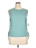 On 34th Teal Sleeveless T-Shirt Size 1X - photo 1