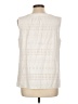 Talbots Ivory Sleeveless Blouse Size L - photo 2