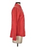 Equipment 100% Silk Solid Red Long Sleeve Silk Top Size S - photo 4