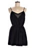 Express 100% Polyester Solid Black Romper Size 8 - photo 1