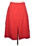 Ann Taylor Solid Red Casual Skirt Size 8 - photo 1