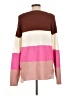 Caren Sport 100% Acrylic Color Block Pink Pullover Sweater Size 1X - photo 2