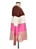 Caren Sport 100% Acrylic Color Block Pink Pullover Sweater Size 1X - photo 4