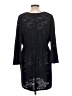J Valdi Stars Black Casual Dress Size L - photo 2