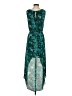 Ambar 100% Polyester Paisley Teal Casual Dress Size S - photo 2