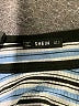 Shein Stripes Blue Short Sleeve Turtleneck Size M - photo 7
