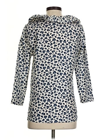 Devon Baer 3/4 Sleeve Silk Top (view 2)