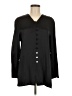 Rafaella 100% Silk Solid Black Long Sleeve Blouse Size 8 - photo 1