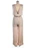 Wishlist Apparel Metallic Tan Jumpsuit Size M - photo 2