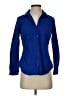 Worthington Blue Long Sleeve Button-Down Shirt Size 4 (petite) - photo 1